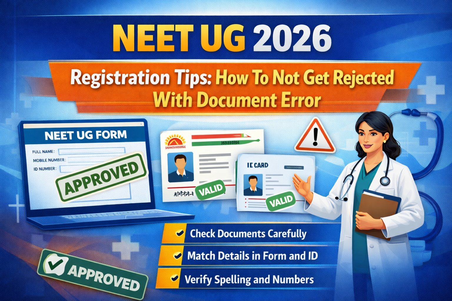 NEET UG 2026 Registration Tips: How?To Not Get Rejected With Document Error